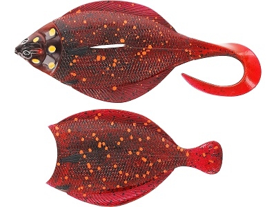 Sogliola Westin Flat Matt Jig 28g 8,5cm Col. Bleeding Flounder