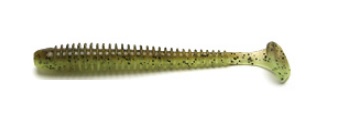 Soft Shad Keitech Swing Impact 3.5” col. K401 Green Pumpkin PP Chart