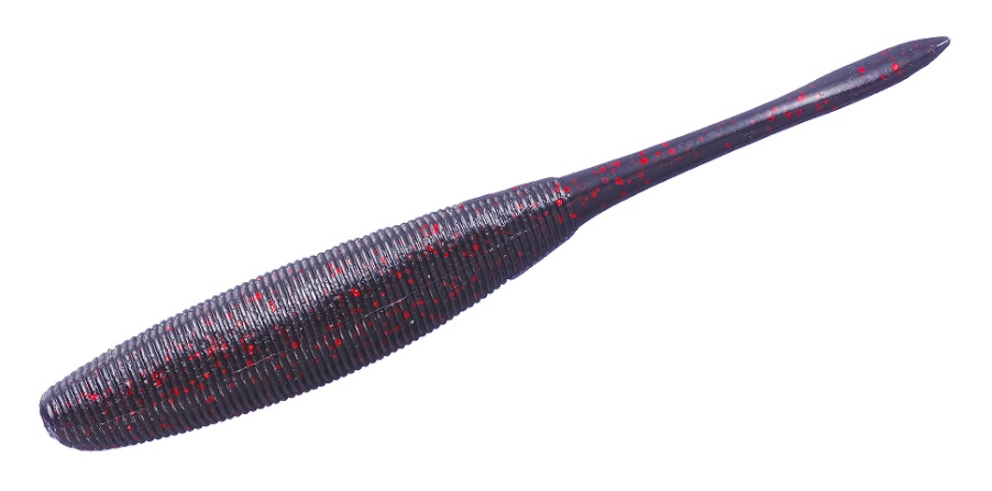 Soft Bait OSP Dolive Stick FAT 4.5” col. W020 – Black Red Flake