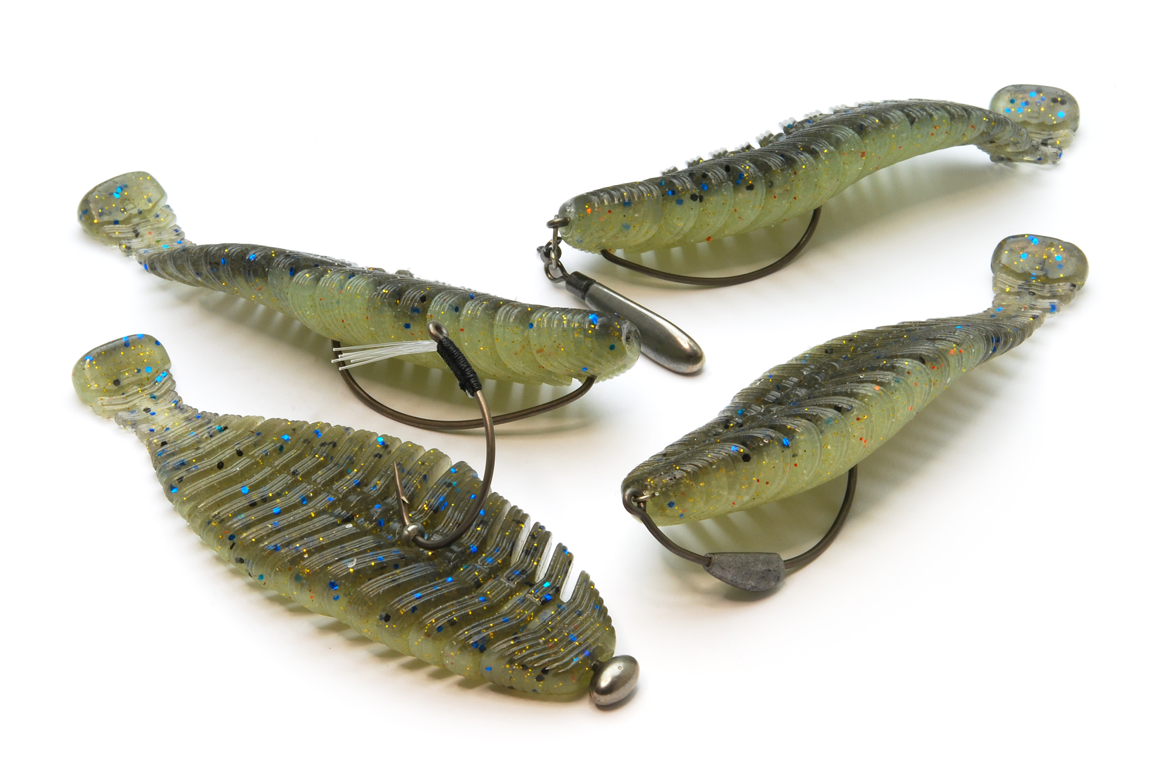 Flat Body Soft Baits Raid Hira Tailor 3,7"