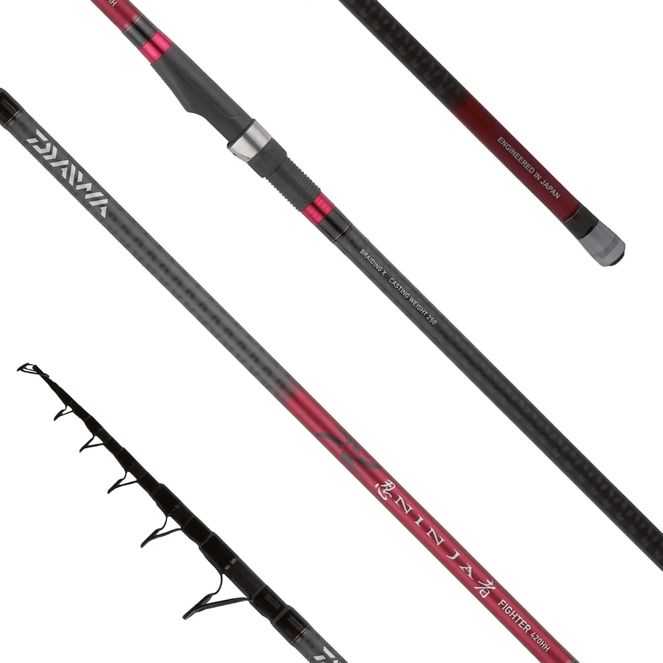 Canna Storione Daiwa 23 Ninja Fighter