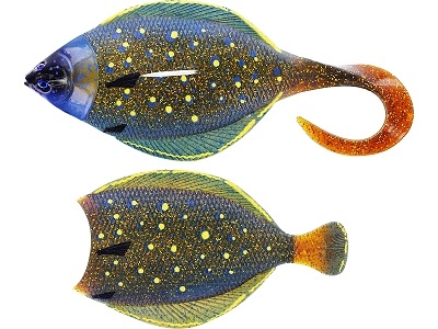 Sogliola Westin Flat Matt Jig 28g 8,5cm Col. Peacock Flounder