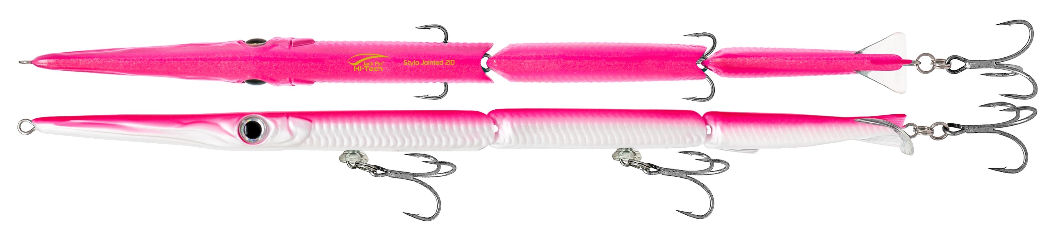 Needlefish Swimbait Jack Fin Stylo Jointed 210 col. 03 Pink Fluo