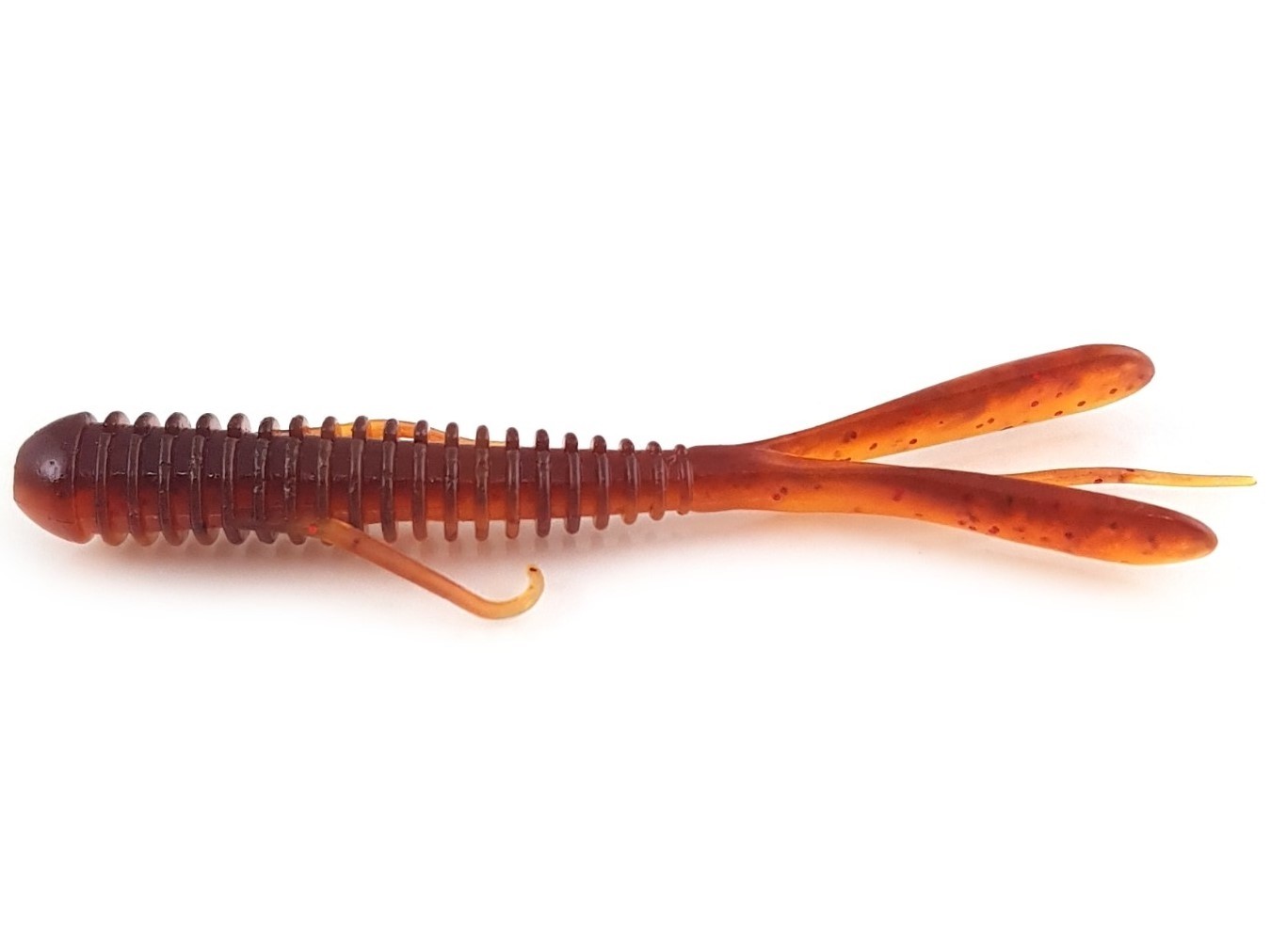 Softbait Keitech Hog Impact 3.5” col. IT13 Brown Orange