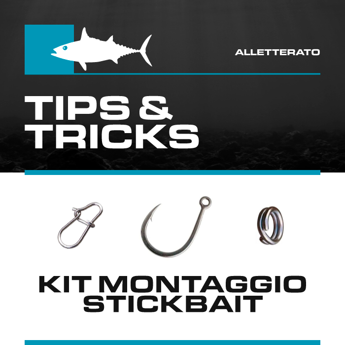 Box Alletterato Boscolo Sport "Tips & Tricks" Kit Montaggio Stickbait 