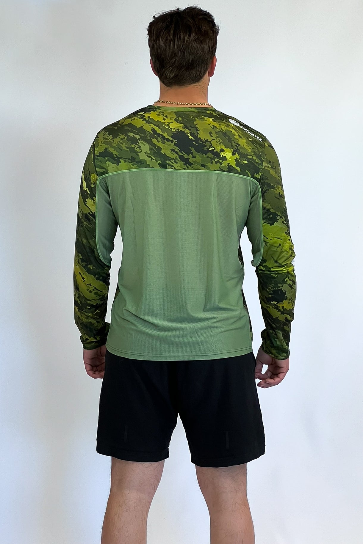 Maglia Anti-UV Outwater Spreks col. Green Forest