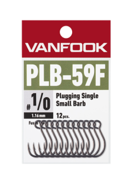 Amo Native Trout Vanfook PLB-59F Plugging Single Small Barb