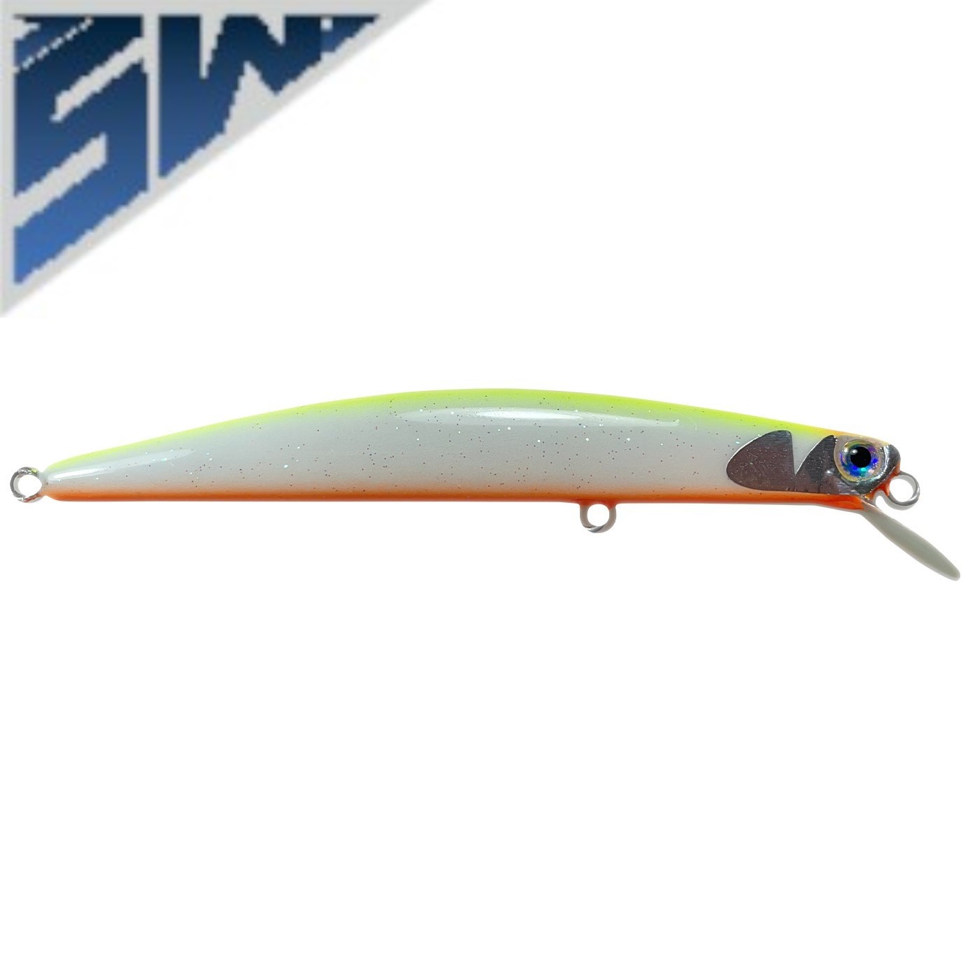 Jerkbait Urban Fishing 120 Slim S col. #GBA-Giallo Bianco Arancio SW