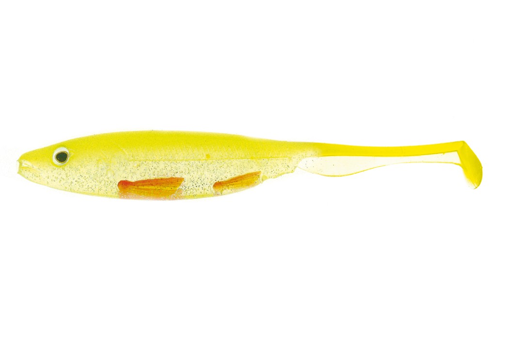 Virago 5" shad tail (4 pcs)  col. Yellow back