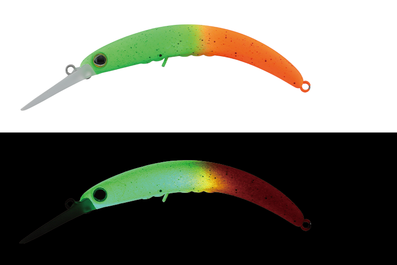 Minnow Area Jackall Pepino MR col. Tucky Tropical Glow (glow)