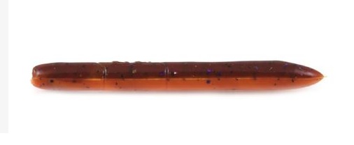 Stick Worm Black Flagg Bigg Butt S 3,95” Col. #110 Brown Orange