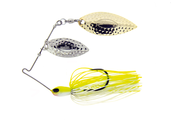 Fs spinnerbait 1/2 oz. Double willow col.02 White Chartreuse