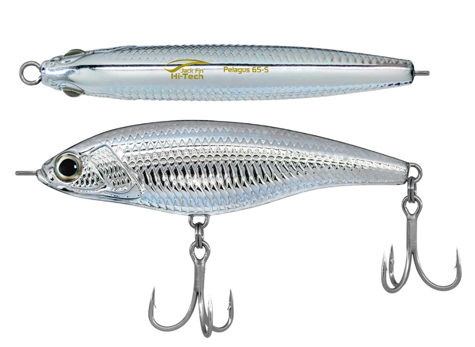 Stickbait Jack Fin Pelagus 65 S col. 08 UV-Chrome