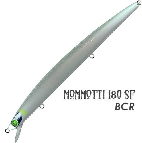 Jerkbait Seaspin Mommotti SF 180 (Slow Floating) 26 gr col. BCR