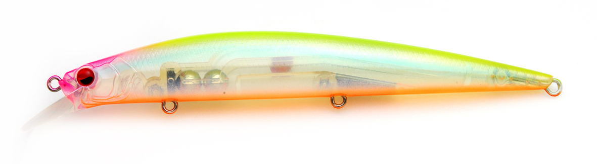 Jerkbait Raid Level Minnow 125 col. 019 Clear Squash Jerkbait Raid Level Minnow 125 col. 019 Clear Squash