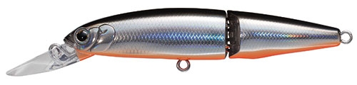 Minnow Tackle House Bitstream Jointed SJ70 Sink col. 5 Silver Back