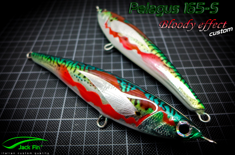 Artificiale Pelagus 165-S col. Mackerel + Bloody efect