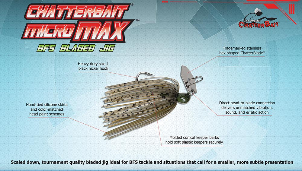 Chatterbait Z-Man Chatterbait Micro Max 3/16 oz