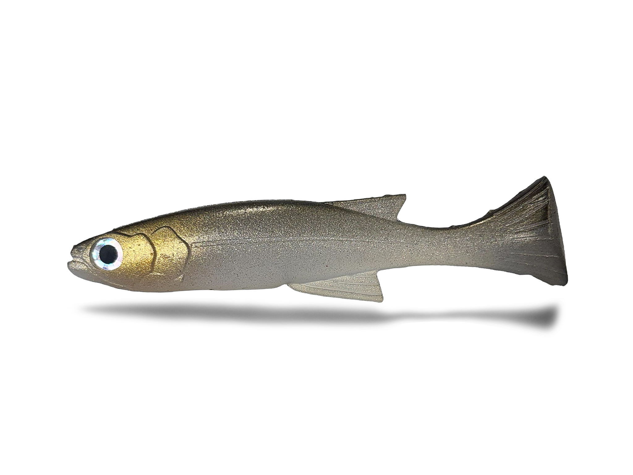 Soft Swimbait Veeu Burno Verotail 15 cm col. Real Silver Foraggio