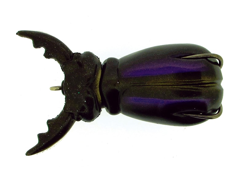 Topwater Hybrid Baits Supernato Beetle 5/8 oz col Black Scrabble