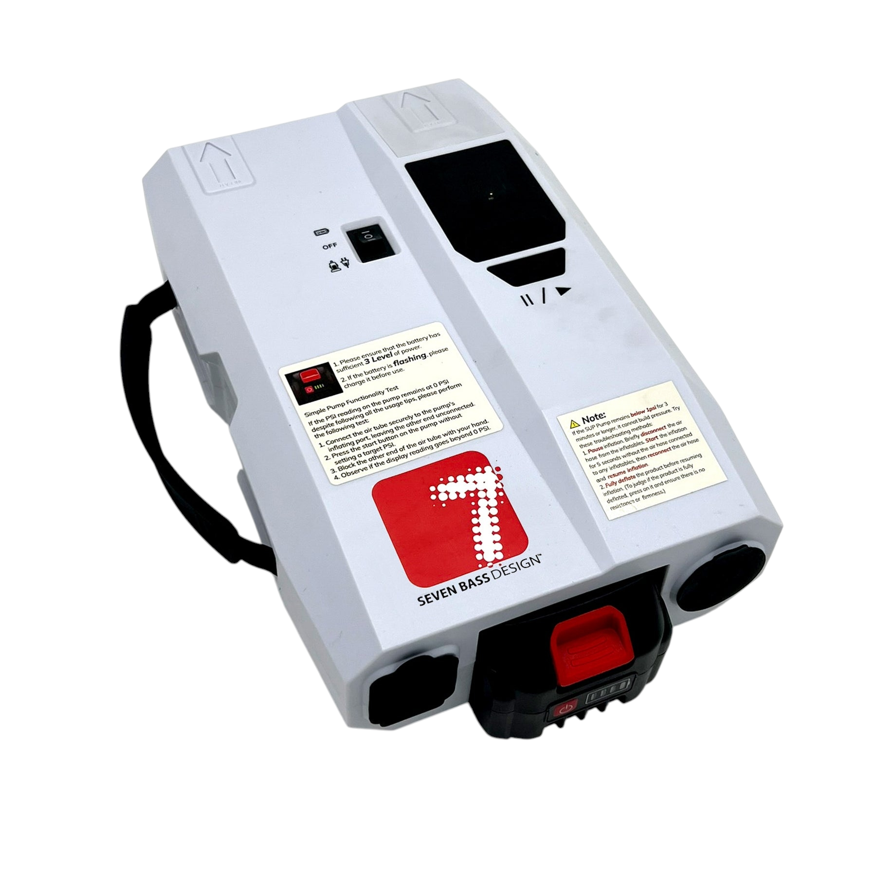 Pompa Elettrica Autonoma Seven Bass per Belly Boat e SUP