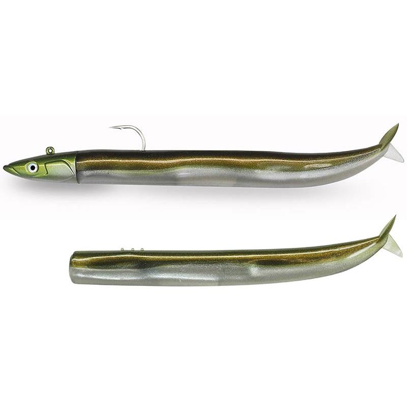 Combo Fiiish Crazy Sand Eel 220 n°5 OffShore 60 g col. Khaki Combo Fiiish Crazy Sand Eel 220 n°5 OffShore 60 g col. Khaki