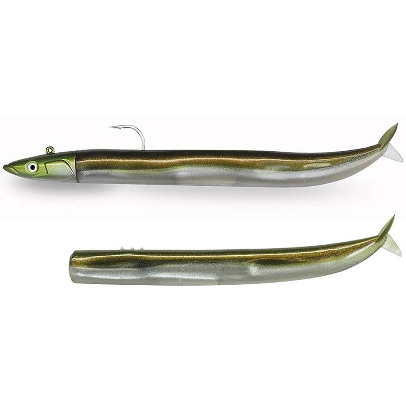 Combo Fiiish Crazy Sand Eel 220 n°5 OffShore 60 g col. Khaki