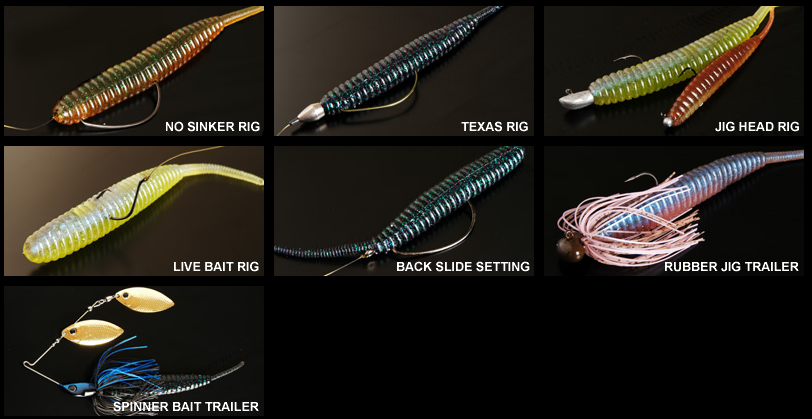 Soft Stickbait Deps Deathadder 8”