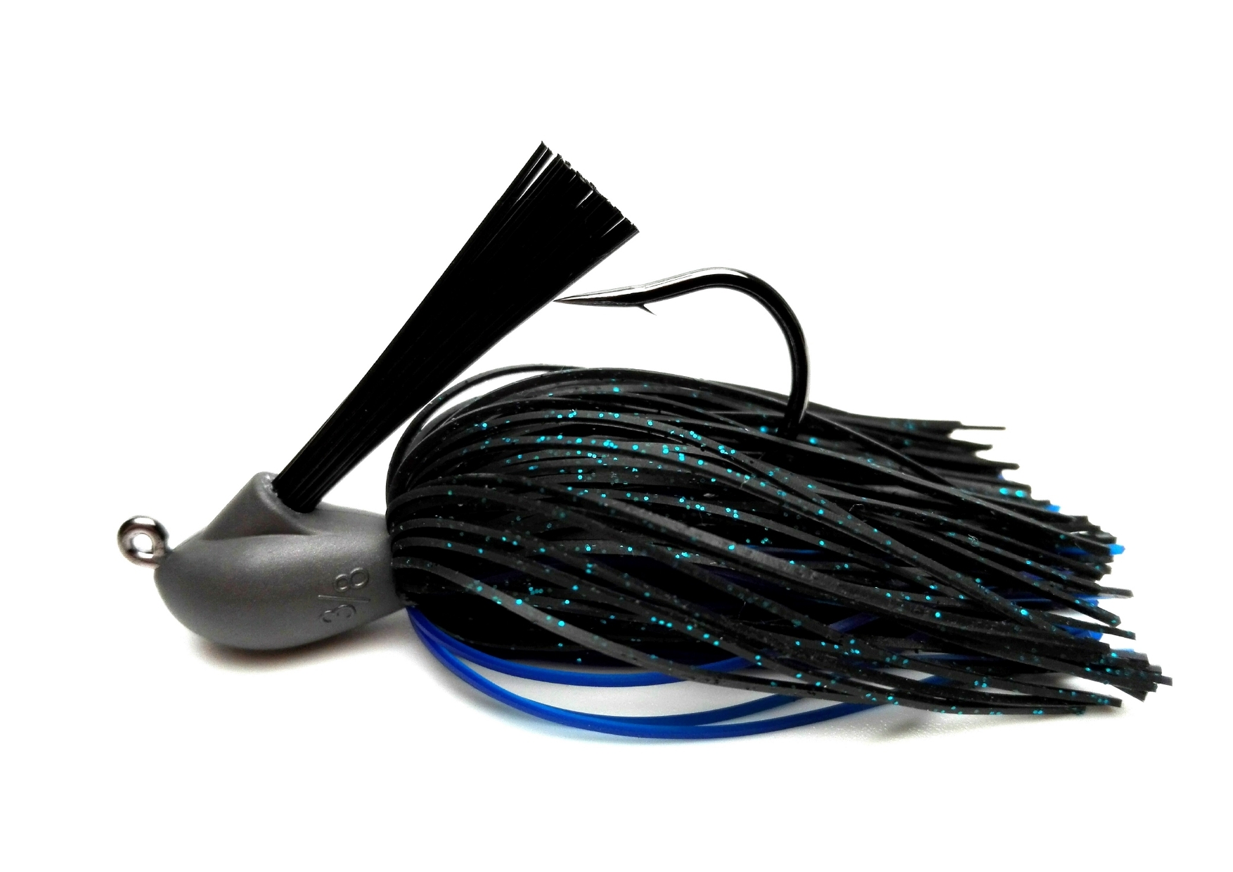 Rubber Jig Keitech Model One V2 1/4 oz (7 g) col. K407 Black/Blue Rubber Jig Keitech Model One V2 1/4 oz (7 g) col. K407 Black/Blue