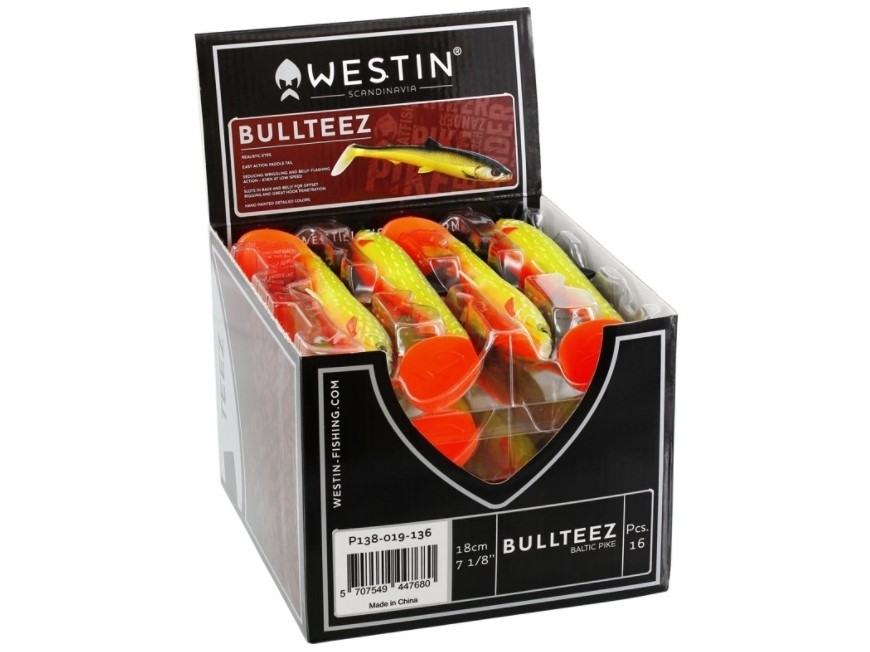 Shad Westin BullTeez Shadtail 18cm 53g (Bulk)