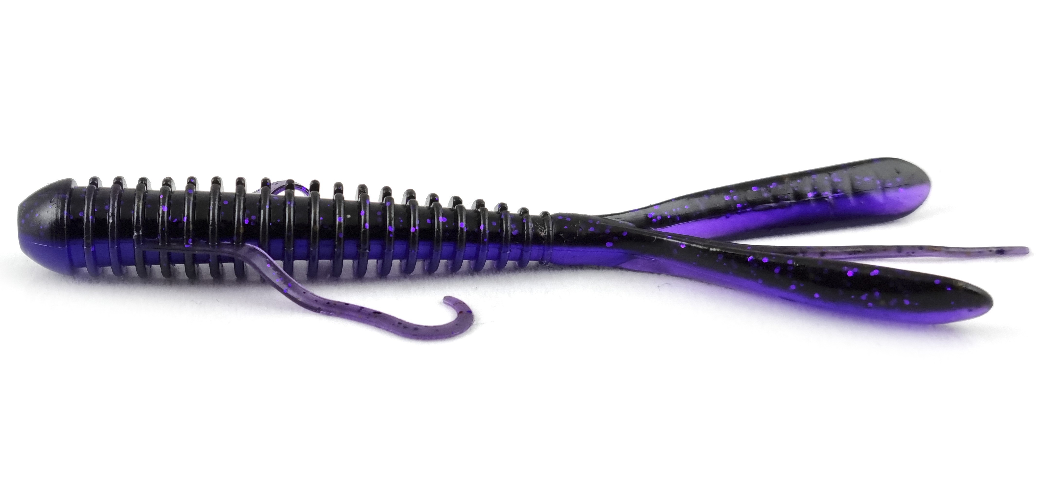 Softbait Keitech Hog Impact 4” col. IT15T-Black Purple