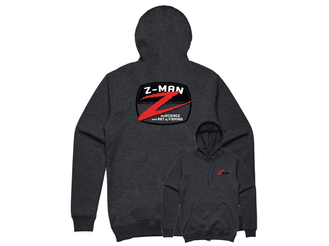 Felpa Z-Man Z-Badge Hoodiez col. Charcoal Heather