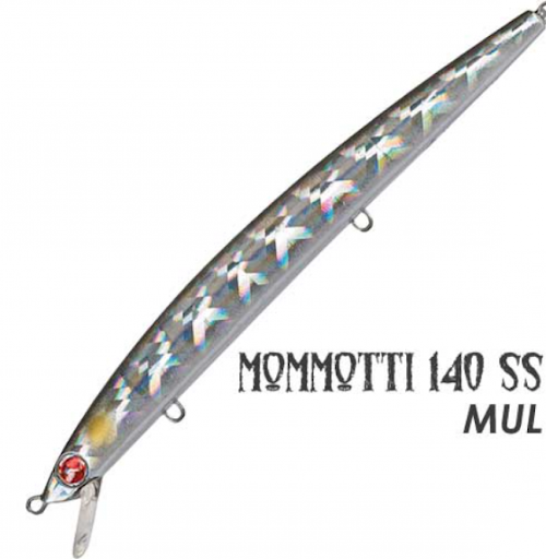 Jerkbait Seaspin Mommotti SS 140 (Slow Sinking) 16 gr col. MUL Jerkbait Seaspin Mommotti SS 140 (Slow Sinking) 16 gr col. MUL