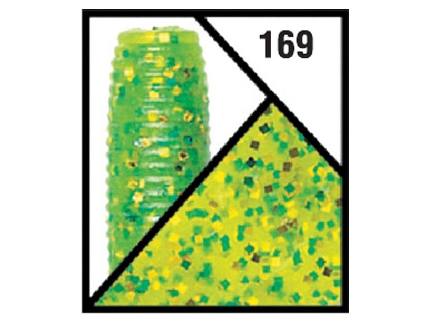 Solid Tube Gary Yamamoto Tiny Ika Col. 169 Chartreuse Green & Chart