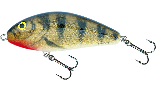 Jerkbait Salmo Fatso 10 cm Floating col. Emerald perch