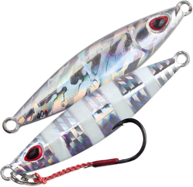 Metal Jig Storm Koika Jig 80g col. DF3 Naked Flash Zebra