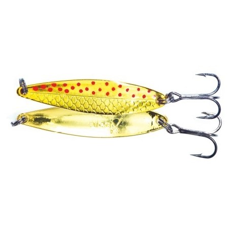 Ondulante X-Bait Tiny Spoon 6 g col. 46 Gold/Red Spots