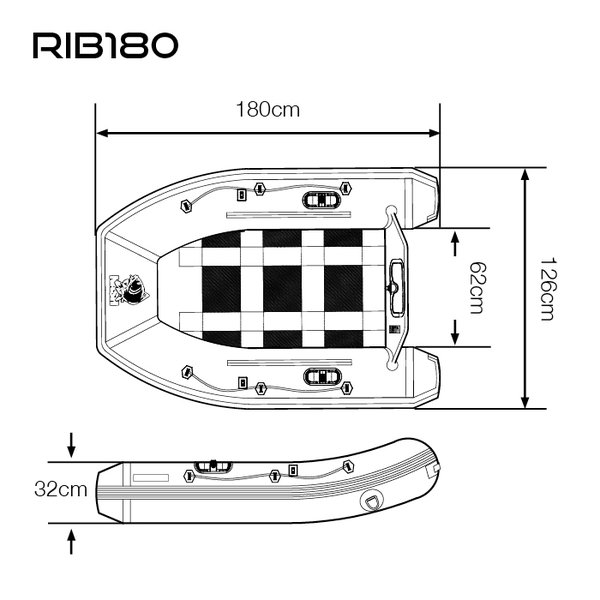 Gommone Nash Boat Life Inflatable Rib 180
