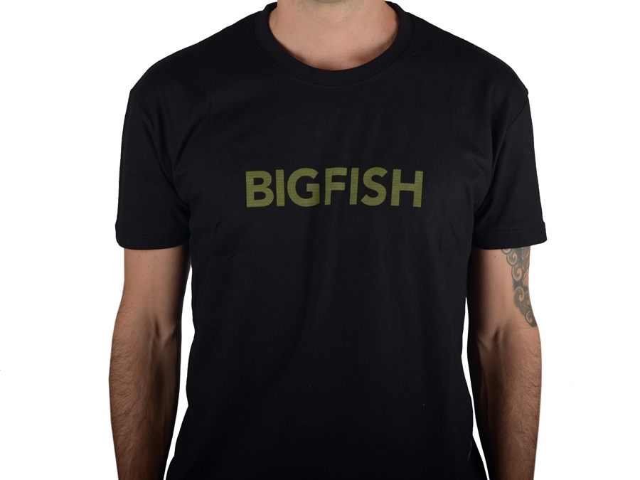 T-Shirt Big Fish Black NEW 