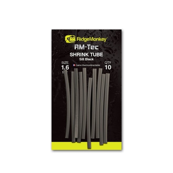 Ridgemonkey RM-Tec Shrink Tube Silt Black 1.6mm