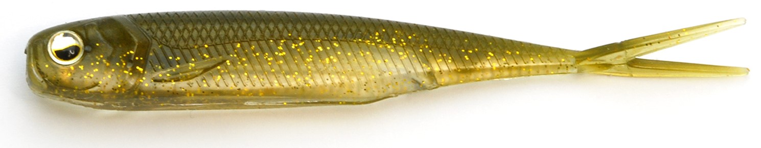 Soft Minnow Raid Fishroller 4" col. 118 Stain Gold