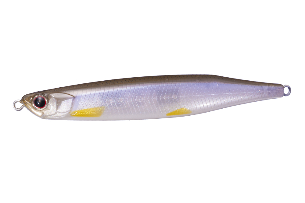Topwater Jerkbait OSP Bent Minnow 86F col. GHF92 Ghost HF Smellow