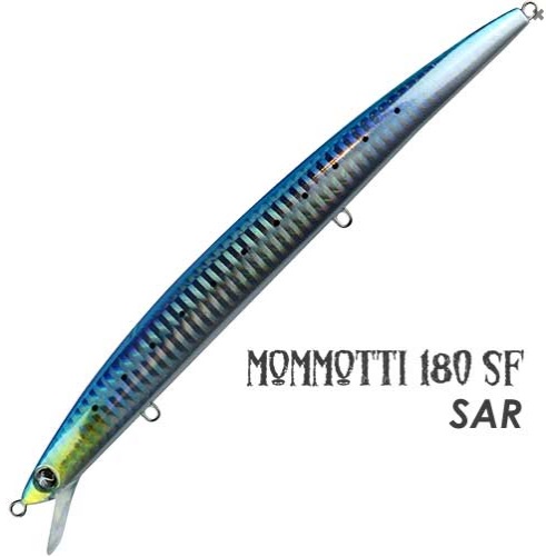 Jerkbait Seaspin Mommotti SF 180 (Slow Floating) 26 gr col. SAR Jerkbait Seaspin Mommotti SF 180 (Slow Floating) 26 gr col. SAR