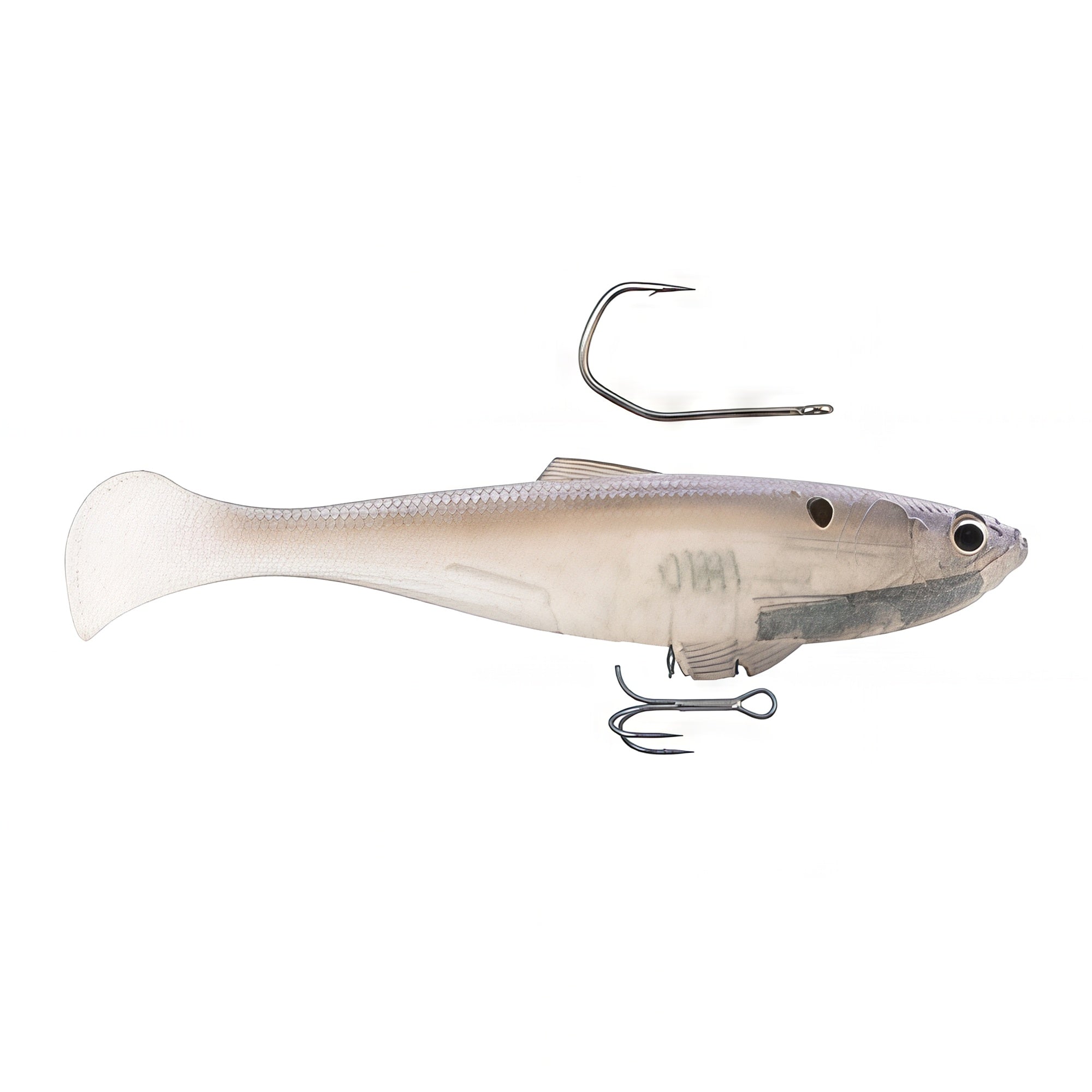 Soft Swimbait Armata Z-Man Swag LT 5" col. 05 White Back Shad