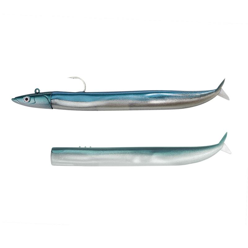 Combo Fiiish Crazy Sand Eel 220 n°5 OffShore 60 g col. Pearl Blue